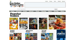Desktop Screenshot of freeonlinewebsitegames.com