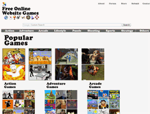 Tablet Screenshot of freeonlinewebsitegames.com